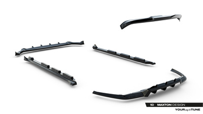 Ensemble Diffuseur Land Rover Range Rover Velar R-Dynamic Mk1 (Le kit n'est pas compatible avec un attelage)