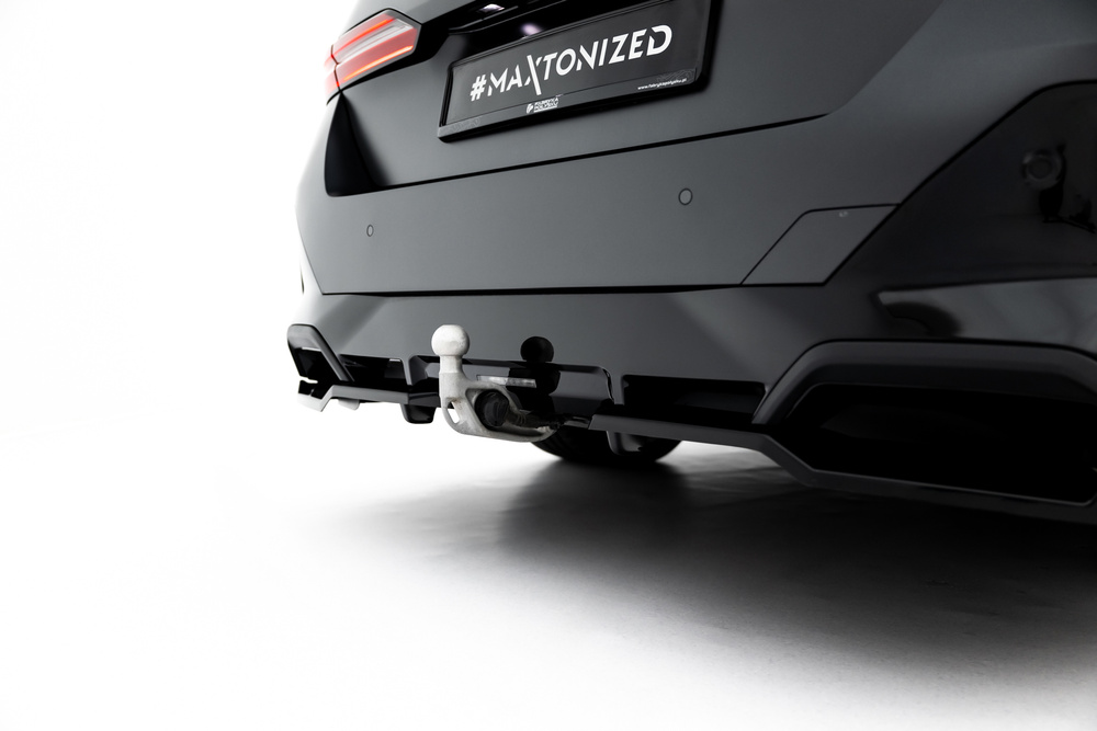 Arriere Splitter (avec une barre verticale) V.2 BMW 5 / i5 M-Pack Sedan / Touring G60 / G61