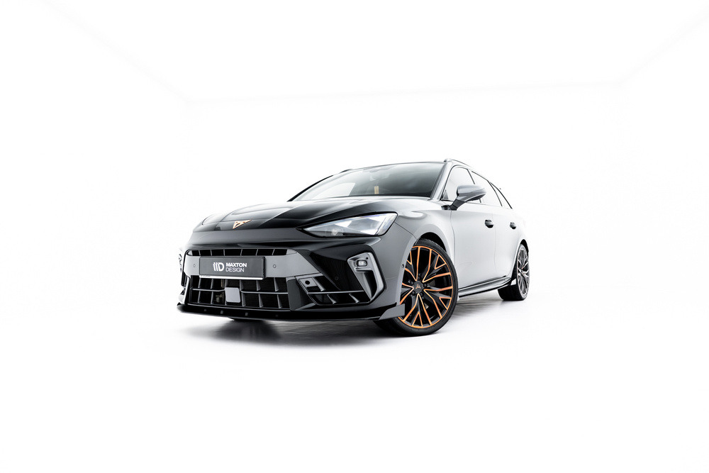 Street Pro Lame Du Pare-Chocs Avant + Flaps Cupra Leon ST / Hatchback Mk1 Facelift