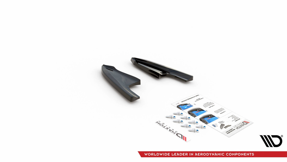 Lames De Pare-Chocs Arrière Latérales V.3  Volkswagen Golf R Mk8