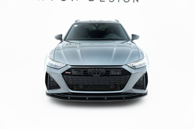 Fibre de Carbone Lame Du Pare-Chocs Avant Audi RS6 C8 / C8 Facelift