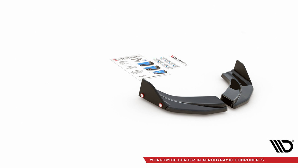 Lames De Pare-Chocs Arrière Latérales V.6 + Ailerons Hyundai I30 N Mk3 Hatchback