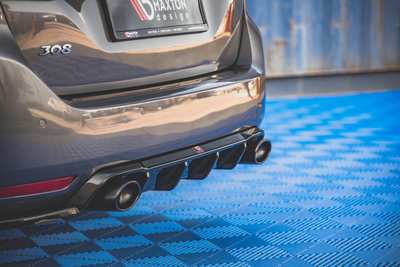 Rajout Du Pare-Chocs Arriere + Faux Pot D'échappement Peugeot 308 SW Mk2 