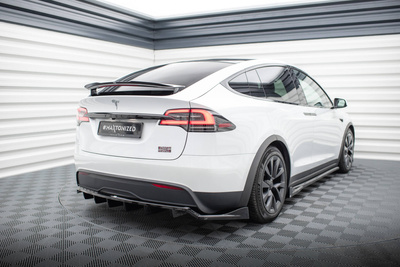 Arriere Splitter (avec une barre verticale) Tesla Model X Mk1 Facelift
