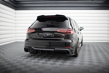 Diffuseur Arrière Complet Audi A3 S-Line Sportback 8V Facelift (Version avec double échappement d'un côté)