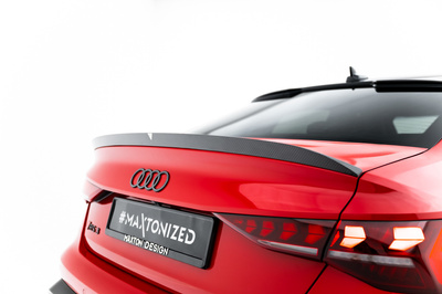 Prepreg Carbon Fiber Becquet de hayon V.2 Audi RS3 / S3 / A3 S-Line / A3 Sedan 8Y Facelift