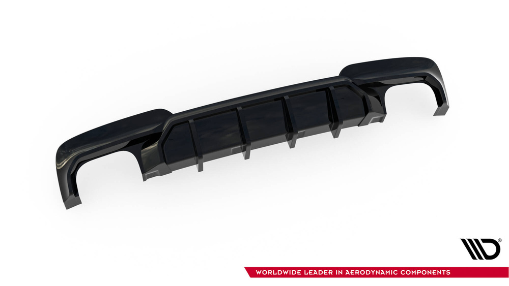 Diffuseur Arrière Complet V.2 BMW 5 M-Pack F10 / F11 (Version avec deux doubles échappements)