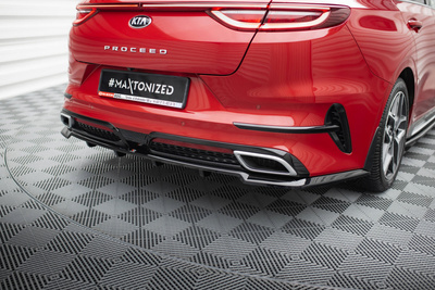 Arriere Splitter (avec une barre verticale) Kia ProCeed GT-Line Mk1