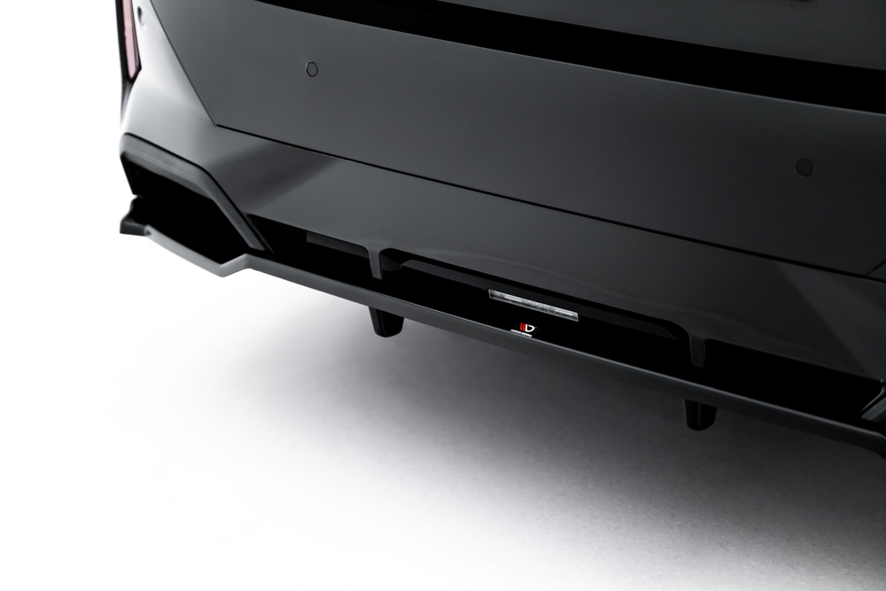 Arriere Splitter (avec une barre verticale) V.2 BMW 5 / i5 M-Pack Sedan / Touring G60 / G61