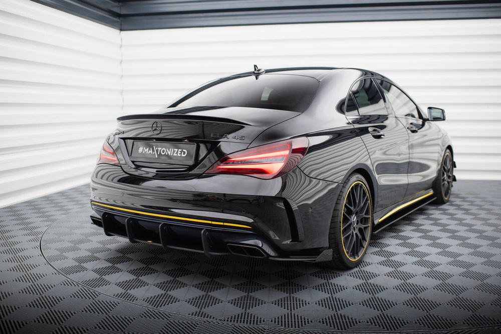 Street Pro Lame Du Pare Chocs Arriere + Flaps Mercedes-AMG CLA 45 C117 Facelift