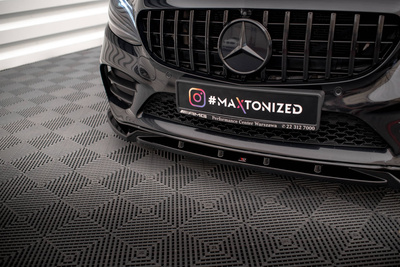 Lame Du Pare-Chocs Avant V.2 Mercedes-Benz C AMG Line Sedan / Coupe / Estate W205 / C205 / S205 Facelift