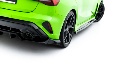 Arriere Splitter (avec une barre verticale) V.1 Audi RS3 Sportback 8Y Facelift