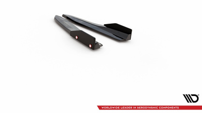 Lames De Pare-Chocs Arrière Latérales V.2 + Ailerons Skoda Octavia RS Mk4