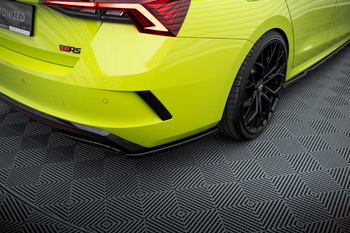 Lames De Pare-Chocs Arrière Latérales V.1 Skoda Octavia RS Mk4