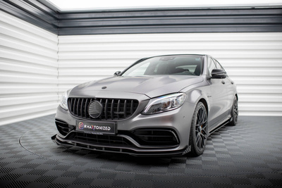 Street Pro Lame Du Pare-Chocs Avant  + Flaps Mercedes-AMG C63 Sedan / Estate W205 Facelift