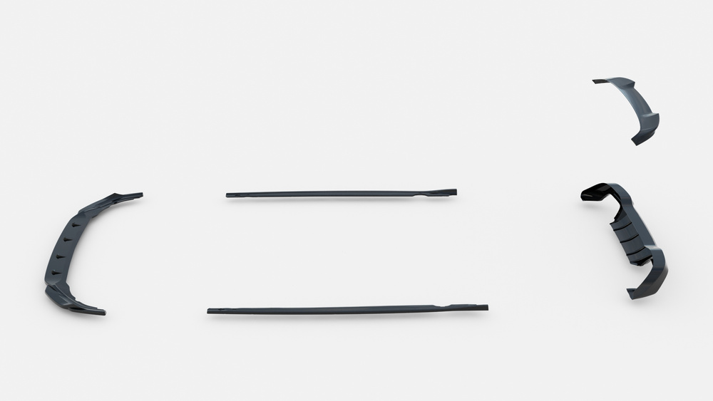 Ensemble Diffuseur Volkswagen Golf R Hatchback Mk8