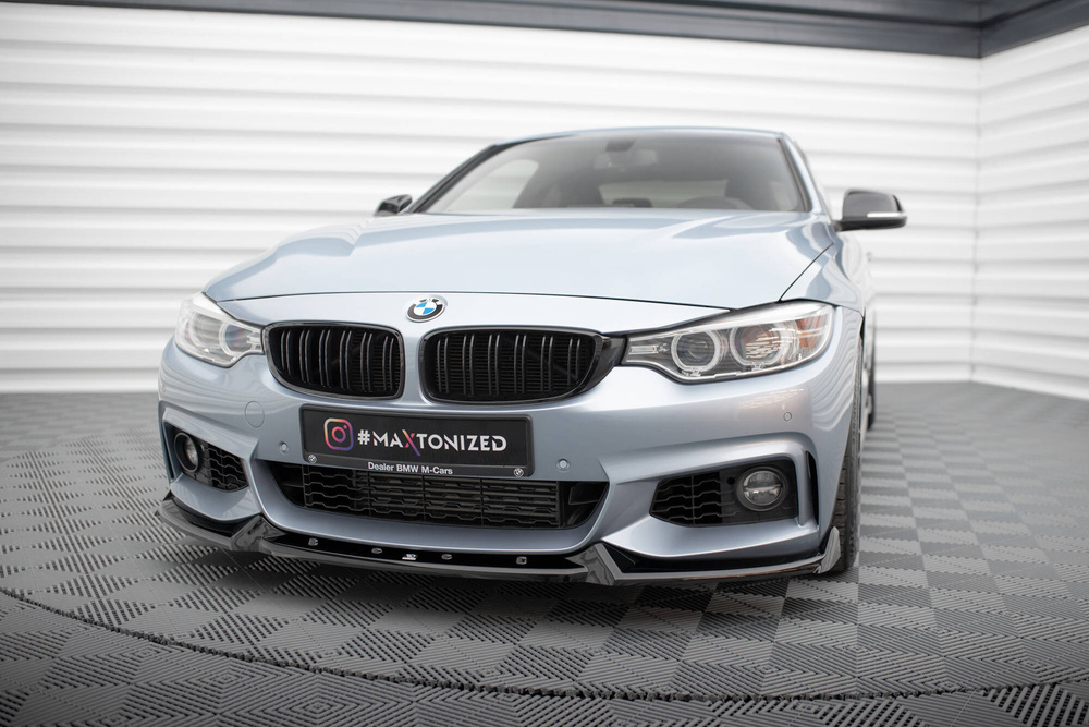 Lame Du Pare-Chocs Avant V.4 BMW 4 Coupe / Gran Coupe / Cabrio M-Pack F32 / F36 / F33