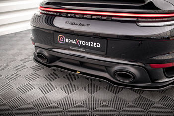 Arriere Splitter (avec une barre verticale) Porsche 911 Turbo S 992