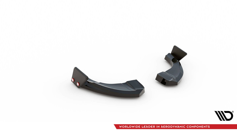 Lames De Pare-Chocs Arrière Latérales V.1 + Flaps Hyundai Kona N Mk1