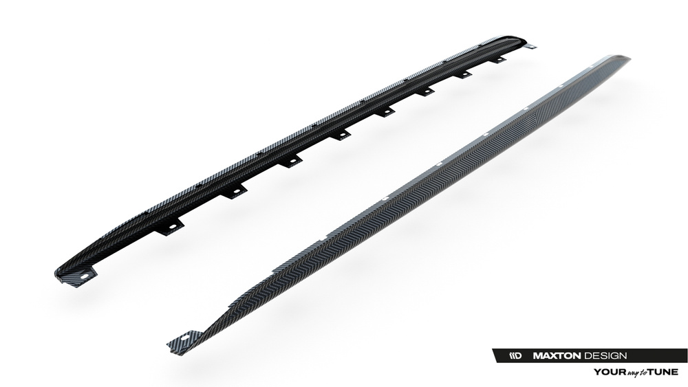 Fibre de Carbone Des Bas De Caisse V.2 Audi RS3 Sedan 8Y Facelift