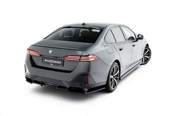 Arriere Splitter (avec une barre verticale) V.2 BMW 5 / i5 M-Pack Sedan / Touring G60 / G61