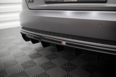 Diffuseur Arrière Complet V.1 Audi A4 S-line B9 (Version avec embouts d'échappement simples d'un côté)