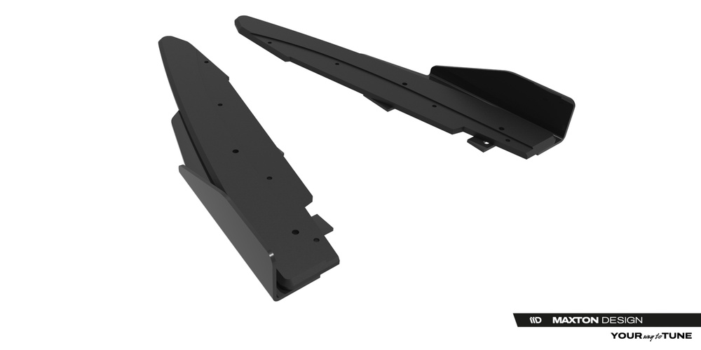 Street Pro Lame Du Pare Chocs Arriere + Flaps Ford Mustang Dark Horse Mk7