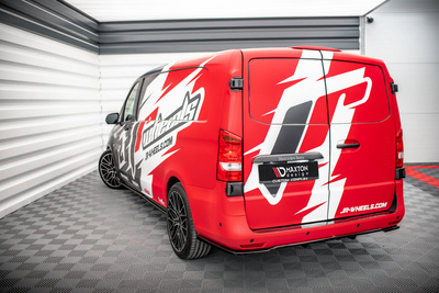 Arriere Splitter (avec une barre verticale) Mercedes-Benz Vito Long / V Long W447 Facelift