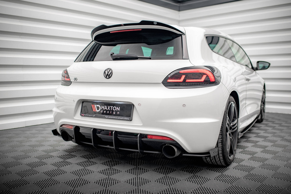 Street Pro Lame Du Pare Chocs Arriere + Flaps Volkswagen Scirocco R Mk3
