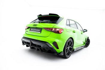 Arriere Splitter (avec une barre verticale) V.3 Audi RS3 Sportback 8Y Facelift