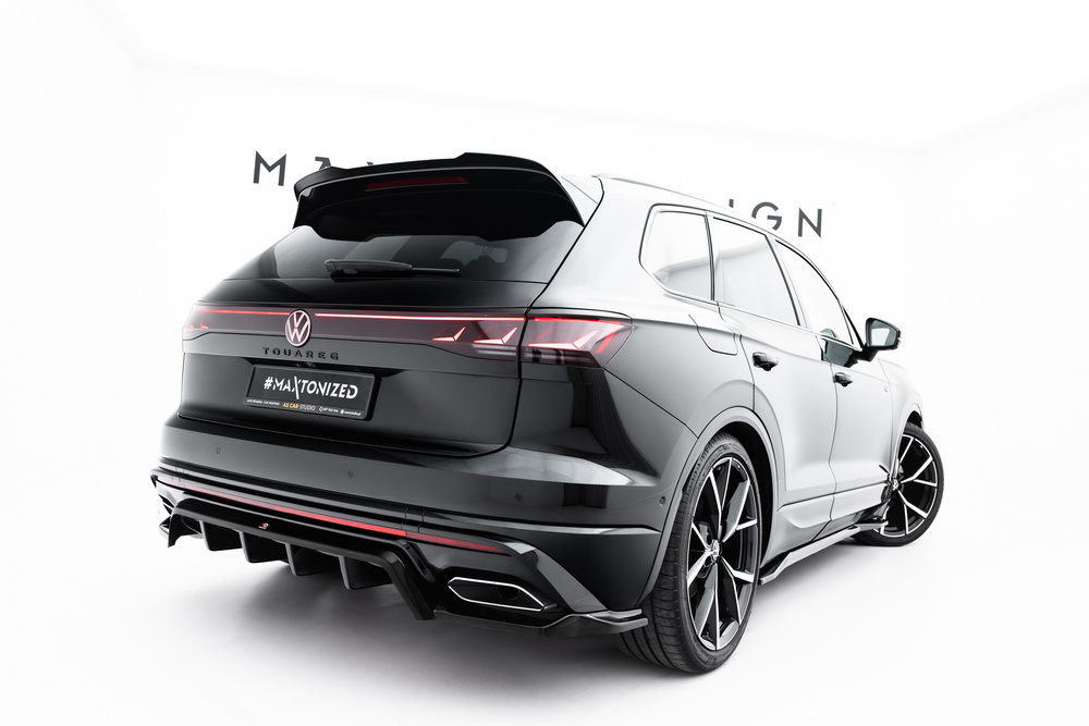 Arriere Splitter (avec une barre verticale) Volkswagen Touareg R-Line Mk3 Facelift