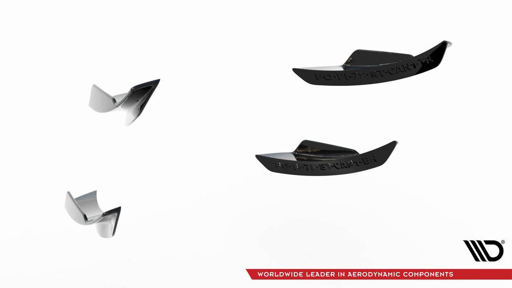 Ailes de pare-chocs avant (Canards) Ford Fiesta 7 ST Facelift 