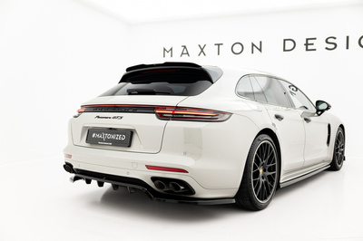 Arriere Splitter (avec une barre verticale) Porsche Panamera GTS Sport Turismo 971 Facelift