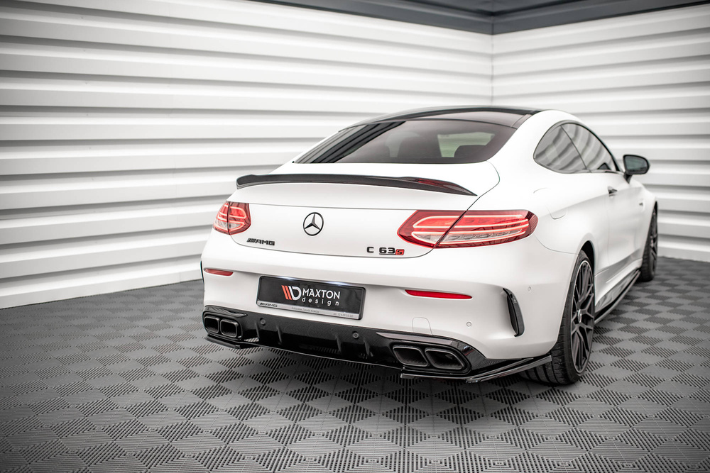 Lames De Pare-Chocs Arrière Latérales Mercedes-AMG C 63AMG Coupe AMG Aero Pack C205 Facelift