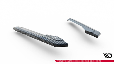 Fibre de Carbone Lames De Pare-Chocs Arrière Latérales Audi RS6 C8 