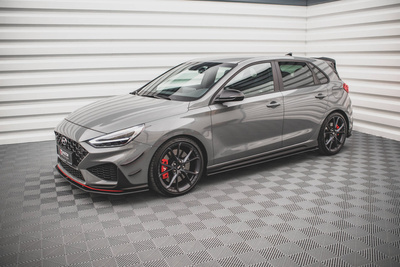 Street Pro Rajouts Des Bas De Caisse V.2 Hyundai I30 N / N-Line Hatchback / Fastback Mk3 / Mk3 Facelift