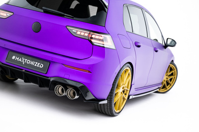 Lames De Pare-Chocs Arrière Latérales V.6 Volkswagen Golf R Mk8 Facelift
