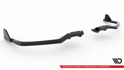 Arriere Splitter V.1 (avec une barre verticale) + Flaps Honda Civic Sport Mk 10 Facelift