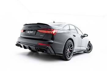 Rajout Du Pare-Chocs Arriere + Faux Pot D'échappement Audi A6 S-Line / S6 C8 / C8 Facelift