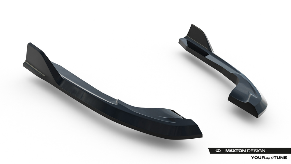 Lames De Pare-Chocs Arrière Latérales V.2 Volkswagen Golf R Variant Mk8 Facelift