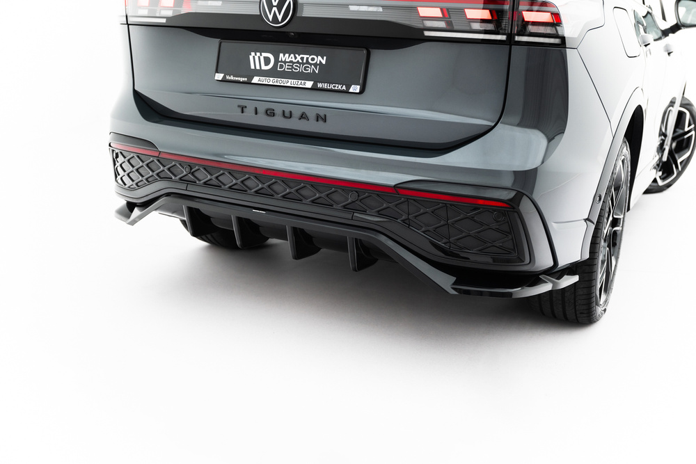 Arriere Splitter (avec une barre verticale) Volkswagen Tiguan R-Line Mk3 