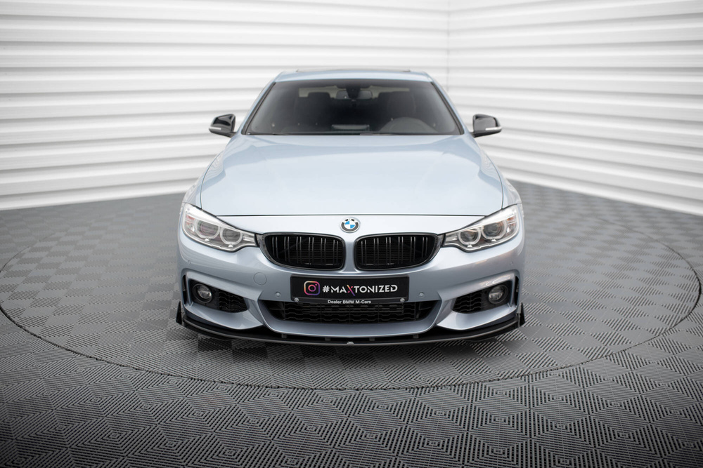 Street Pro Lame Du Pare-Chocs Avant  + Flaps BMW 4 Coupe / Gran Coupe / Cabrio M-Pack F32 / F36 / F33
