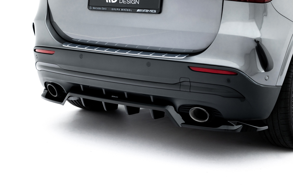 Arriere Splitter (avec une barre verticale) Mercedes-AMG GLA 35 H247 Facelift