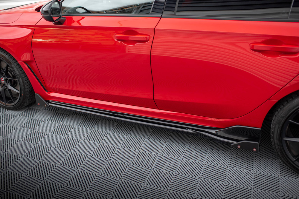 Rajouts Des Bas De Caisse V.1 + Flaps Honda Civic Type-R Mk 11