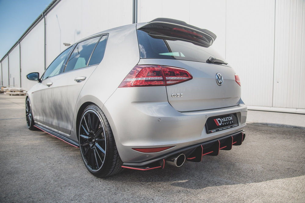 Street Pro Lame Du Pare Chocs Arriere V.1 VW Golf 7 GTI