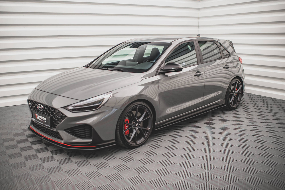 Street Pro Rajouts Des Bas De Caisse V.2 Hyundai I30 N / N-Line Hatchback / Fastback Mk3 / Mk3 Facelift