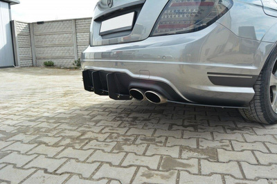 Mercedes-Benz C Sedan / Estate AMG-Line W204 / S204 DIFFUSEUR ARRIERE & LAME DU PARE CHOCS ARRIERE