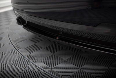 Arriere Splitter BMW 5 M-Pack Sedan/Touring F10/F11 (avec deux extrémités d'échappement simples)