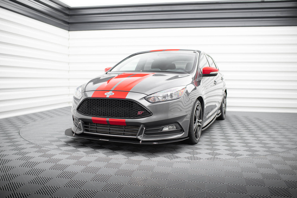 Sport Lame Du Pare-Chocs Avant V.1 Ford Focus ST Mk3 FL