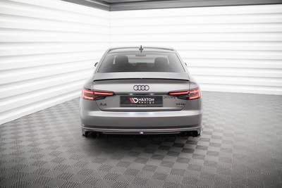Diffuseur Arrière Complet V.1 Audi A4 S-line B9 (Version avec embouts d'échappement simples d'un côté)